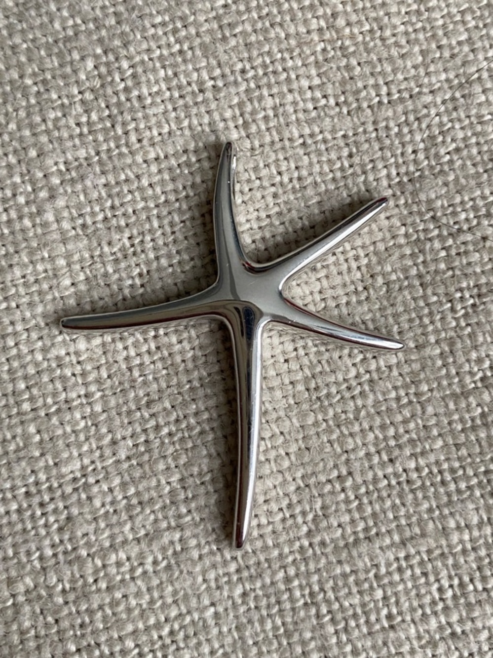 Sterling Silver 925 Starfish Star Pendant